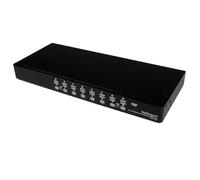 StarTech.com 16 Port 1U Rackmount USB KVM Switch with OSD
