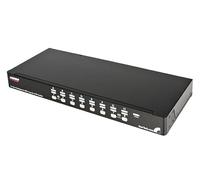 StarTech.com 16 Port 1U Rackmount USB PS/2 KVM Switch with OSD