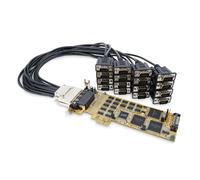 StarTech.com 16-Port Low-Profile Serial Card - RS232 - PCI Express - TAA