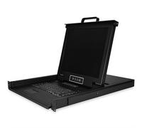 StarTech.com 16 Port Rackmount KVM Console w/ 6ft Cables - Integrated KVM Switch w/ 17" LCD Monitor - Fully Featured 1U LCD KVM Drawer- OSD KVM - Durable 50,000 MTBF - USB + VGA Support