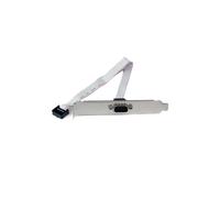 StarTech.com 16in (40cm) 9 Pin Serial Male to 10 Pin Motherboard Header Slot Plate