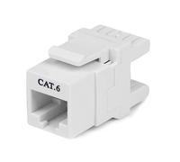StarTech.com 180° Cat 6 Keystone Jack - RJ45 Ethernet Cat6 Wall Jack W