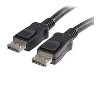 StarTech.com DisplayPort Cable - 1 ft - with Latches - Short DP Cable - 4K DisplayPort to DisplayPort Cable - DisplayPort 1.2 Cable (DISPLPORT1L), Black