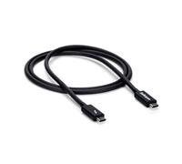 StarTech.com 1m (3.3ft) Passive Thunderbolt 3 Cable, 20Gbps, 100W PD, 4K Video, Thunderbolt Cable, Compatible with USB4/DP Alt Mode, Thunderbolt 4, USB 3.2/Type-C (TBLT3MM1M)