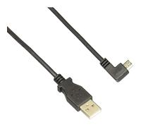 StarTech.com 1m 3 ft Micro-USB Charge-and-Sync Cable - Left-Angle Micro-USB - M/M - USB to Micro USB Charging Cable - 30/24 AWG (USBAUB1MLA)