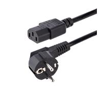 StarTech.com 1m EU Schuko to C13 Black Power Cable