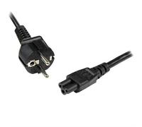 StarTech.com 1m (3ft) Laptop Power Cord, EU Schuko to C5, 2.5A 250V, 18AWG, Notebook / Laptop Replacement AC Cord, Power Brick Cord, Laptop Charger Cable, Clover Leaf/Mickey Mouse Power Cord