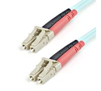 StarTech.com 1m 10 Gb Aqua Multimode 50/125 Duplex LSZH Fiber Patch Cable LC - LC