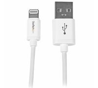 StarTech.com 1m (3ft) White Apple® 8-pin Lightning Connector to USB Cable for iPhone / iPod / iPad - Charge and Sync Cable - 1 meter