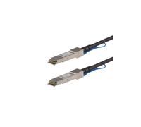 StarTech.com 1m 40g Qsfp+ To Qsfp+ Direct Attach Cable in Black StarTech.com Black