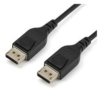 StarTech.com 1 m VESA Certified DisplayPort 1.4 Cable - 8K 60Hz HBR3 HDR - 3 ft Super UHD DisplayPort to DisplayPort Monitor Cord - Ultra HD 4K 120Hz DP 1.4 Slim Video Cable M/M DP Connector
