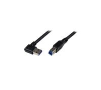 StarTech USB3SAB1MRA 1m USB 3.0 Cable - Right Angle A to B - M/M Blac - StarTech.com