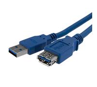 StarTech.com 1m Blue SuperSpeed USB 3.0 Extension Cable A to A - Male to Female