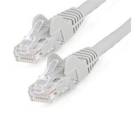 StarTech.com 1m CAT6 Ethernet Cable - LSZH (Low Smoke Zero Halogen) - 10 Gigabit 250Mhz 100W PoE RJ45 10GbE UTP Network Patch Cord Snagless with Strain Relief - Grey CAT 6 ETL Verified 24AWG