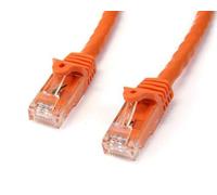 StarTech.com 1m CAT6 Ethernet Cable Orange CAT 6 Gigabit Ethernet Wire 650MH...