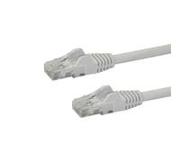StarTech.com 1m CAT6 Ethernet Cable - White CAT 6 Gigabit Ethernet Wire -650MHz 100W PoE RJ45 UTP Network/Patch Cord Snagless w/Strain Relief Fluke Tested/Wiring is UL Certified/TIA