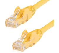 StarTech.com 1m CAT6 Ethernet Cable - Yellow CAT 6 Gigabit Ethernet Wire -650MHz 100W PoE++ RJ45 UTP Category 6 Network/Patch Cord Snagless w/Strain