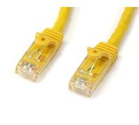 StarTech.com 1m CAT6 Ethernet Cable - Yellow CAT 6 Gigabit Ethernet Wire -650MHz 100W PoE RJ45 UTP Network/Patch Cord Snagless w/Strain Relief Fluke Tested/Wiring is UL Certified/TIA