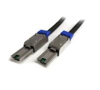 StarTech.com 1m External Mini SAS Cable - Serial Attached SCSI SFF-8088 to SFF-8088 - 2x SFF-8088 (M) - 1 meter, Black (ISAS88881)