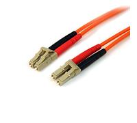 StarTech.com 1m Fiber Optic Cable - Multimode Duplex 50/125 - LSZH - LC/LC - OM2 - LC to LC Fiber Patch Cable (50FIBLCLC1)