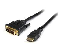 StarTech.com 1m HDMI to DVI-D Cable - M/M 1 m HDMI DVI-D Gold Black Male/Male
