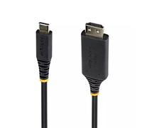 StarTech 1m Active USB-C to HDMI Cable, 4K 60Hz, HDR, Gripping, For MacBook | Active Adapter Cable, Dell, HP, Lenovo, 7.1ch Audio, HDCP 2.3, Uni-Directional, Driverless
