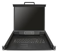 StarTech.com 1U (19 inch) Rack Mount Single-Port KVM Console