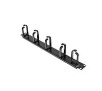 StarTech.com 1U 19in Metal Rackmount Cable Management Panel - TAA. Type: Cable management panel Housing material: Steel Product colour: Black. Weight: 378.1 g