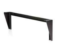 StarTech.com 1U 19in Steel Vertical Wall Mount Equipment Rack Bracket. Product colour: Black. Quantity per pack: 1 pc(s). Weight: 660 g