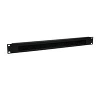 StarTech.com 1U High-density Brush Strip Cable Management Panel, Sturdy Steel Ho