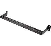 StarTech.com 1U Rack Mountable Cable Lacing Bar w/Adjustable Depth, Cable Suppo