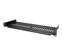 StarTech 1U Server Rack Shelf CABSHELF1U7V - 7" Vented Cantilever, 44 lb/20 kg, 19" Rack, Black