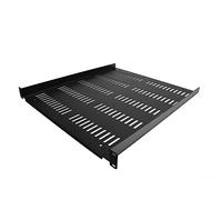 StarTech.com 1U Server Rack Shelf - Universal Vented Rack Mount Cantilever Tray for 19" Network Equipment Rack & Cabinet - Durable Design - Weight Capacity 55lb/25kg - 20" Deep Shelf, Black