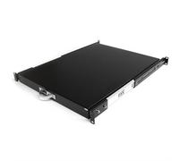StarTech.com 1U Sliding Server Rack Mount Keyboard Shelf Tray 55lbs (25Kg) 22in (55cm) Deep Steel Pull Out Drawer for 19" AV Network Equipment Rack