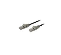 StarTech CAT6 Cable 2.5 m – Slim U/UTP – Snagless RJ45 Connectors – Black