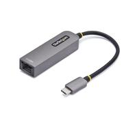 StarTech.com 2.5GbE USB-C to Ethernet Adapter 100W PD Pass-Through NBASE-T NIC USB 3.0 Type-C 2.5/1G Multi Speed Network Thunderbolt Compatible Windows & Mac