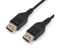 StarTech.com 2 m VESA Certified DisplayPort 1.4 Cable - 8K 60Hz HBR3 HDR - 6 ft Super UHD DisplayPort to DisplayPort Monitor Cord - Ultra HD 4K 120Hz DP 1.4 Slim Video Cable M/M DP Connector