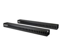 StarTech.com 2-Pack 20U Vertical Cable Organizer with Finger Ducts, Vertical