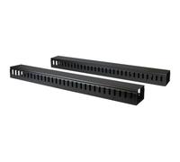 StarTech.com Vertical Cable Organizer with Finger Ducts - 0U - 6 ft.