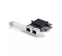 StarTech.com 2-Port 5G Gigabit PCIe Network Adapter Card 5G/2.5G/1G/100M/10M PCI Express LAN Card Realtek RTL8126 Windows and Linux TAA Compliant