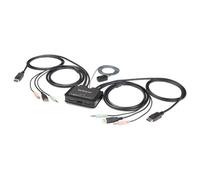 StarTech.com 2 Port DisplayPort KVM Switch - 4K 60Hz - Compact Dual Port UHD DP