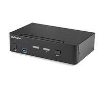 StarTech.com 2 Port DisplayPort KVM Switch - 4K 60Hz - Single Display - Dual Por