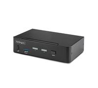 StarTech.com 2-Port DisplayPort KVM Switch, 8K 60Hz / 4K 144Hz, Single Display,