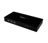 StarTech.com 2-port DisplayPort KVM Switch with Built-in USB 2.0 Hub - Supports 4K Video Resolution at 30Hz - Ultra HD (SV231DPU2)