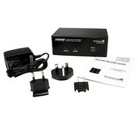 StarTech.com 2-Port Dual DVI USB KVM Switch with Audio and USB 2.0 Hub