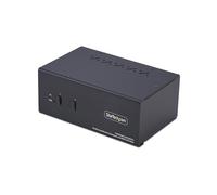 StarTech.com 2-Port Dual-Monitor DisplayPort and HDMI KVM Switch, 4K 60Hz, 2-Port USB 5Gbps Hub, 2x USB HID Ports, TAA Compliant