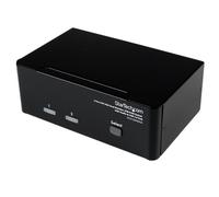 StarTech.com 2 Port DVI VGA Dual Monitor KVM Switch USB with Audio &am