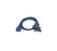 Startech.com 2 Port Panel Mount Usb 3.0 Cable - Usb a to Motherboard Header Cable F/f