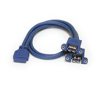 Startech.com 2 Port Panel Mount Usb 3.0 Cable - Usb a to Motherboard Header Cable F/f