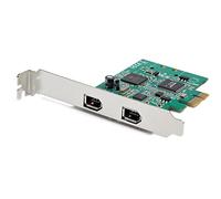 StarTech.com 2 Port PCI Express FireWire Card - 1394a Firewire - TI TSB82AA2 Chipset - Windows & Mac Compatible (PEX1394A2V2)